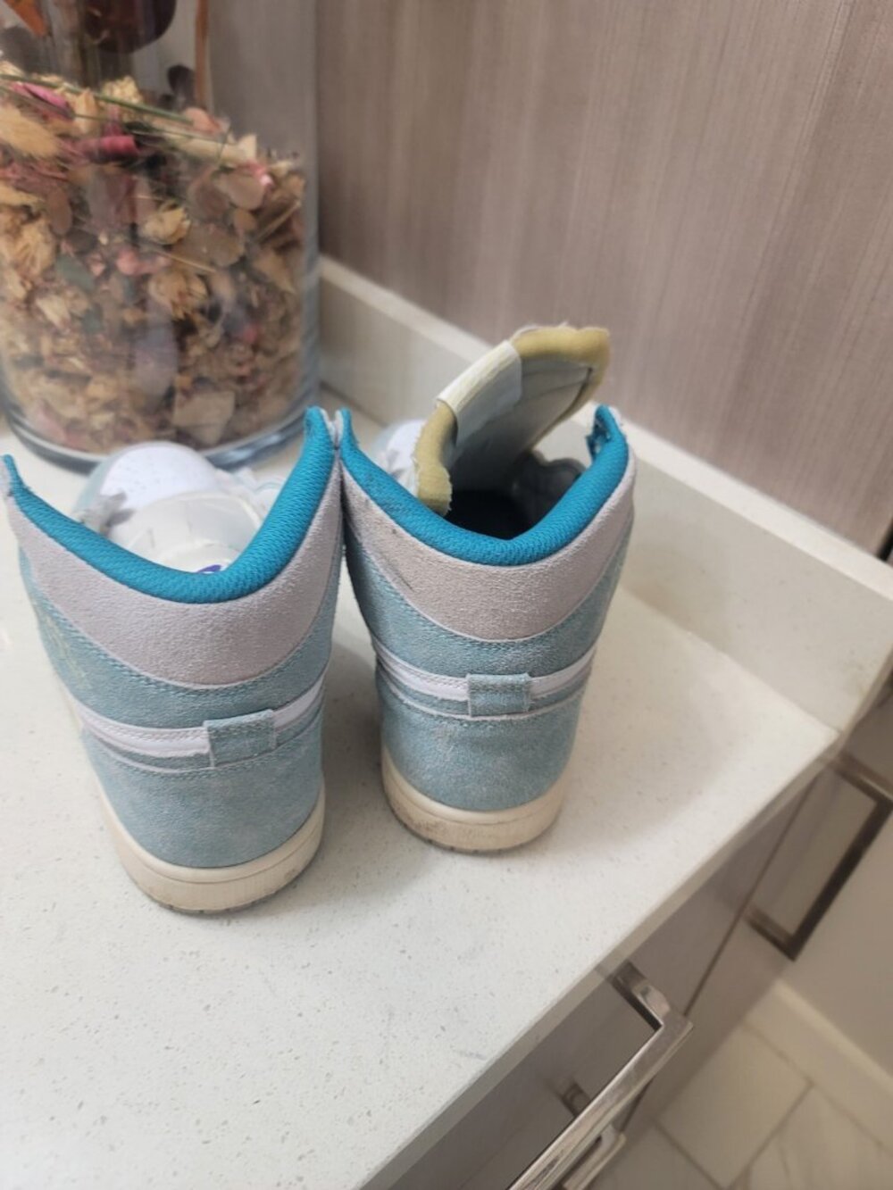 Air Jordan 1 Retro High Turbo Green (GS) Sz 7.5 W/out Insoles Multicolor - Picture 4 of 10